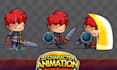 create professional animation for 2d game character