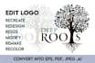edit modify recreate remake resize fix logo repair revamp