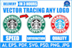 redraw vector trace your logo or image manually professionally tracing