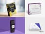 do pixel perfect packaging box design with die cut, label and pouch