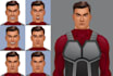 create a character facial expression sheet