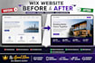 build a professional wix website or redesign your existing site