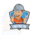 make a creative construction technology blog logo for you