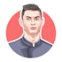 draw headshot cartoon avatar