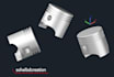 do 3d mechanical spare parts design in auto cad