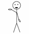 draw an average stickman for you