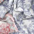 toile de jouy pattern design with vintage textile design hand drawn