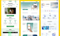 design a responsive HTML landing page or an elementor landing page design