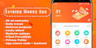 high quality earning android app with admin web panel