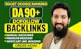 build high quality SEO backlinks at da DR 90 authority website
