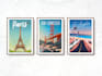 create high quality travel poster and illustration