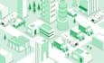 design an isometric infographic