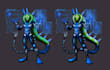draw sci fi or fantasy concept art illustration characters