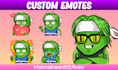 design custom twitch emotes and sub badges