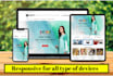 design online ecommerce website store in wordpress wix shopify