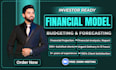 build excel financial models, forecasting, budget, projections, analysis reports