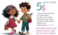 do cute children books, storybooks, and cover illustration