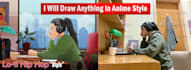 draw anime dakimakura, ecchi, lofi and anything