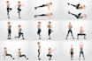 do exercise, yoga, fitness pose illustration