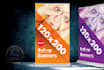 design roll up banner, step and repeat banner, web banner ads