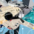 make an abstract collage illustration