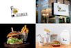 design cafe, food, restaurant logo design in 24 hrs