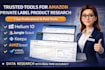 do niche product research for amazon private label fba