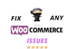 fix any woocommerce and wordpress errors or bugs