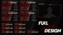 create a clean minimalist streaming layout