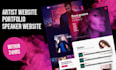 design artist epk, press kit,media kit wordpress website