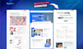 design wordpress landing page or website using elementor pro