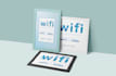 provide printable airbnb wifi sign template