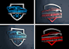 create car wash and auto detailing logo with its 3d version