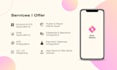 design and develop mobile application on flutter
