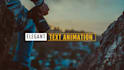 create awesome title with text typography animation