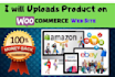 do woocommerce product upload and wordpress data entry