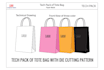 do a sketch and tech pack of tote bag design