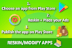 decompile, customize and reskin your android app or game