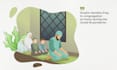 make muslim flat illustration and islamic graphic