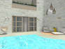 design a wonderful balcony, yard, pool area