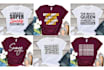 do trendy custom typography t shirt design and graphic t shirt design