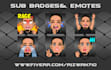 design express custom twitch emotes,text emotes