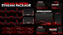 create a professional animated stream overlay stream package