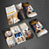 create awesome trifold brochure