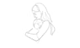 create luxury wedding line art portrait from your photo