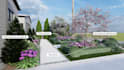 create 3d botanical design with expert plant selection
