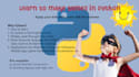 be your interactive ai python tutor, instructor