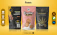 do product pouch design, pouch label design, bag design, and mylar bag de