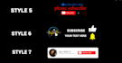 make modern youtube subscribe and bell animation