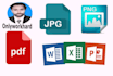 the skills to convert all kinds of files contact me